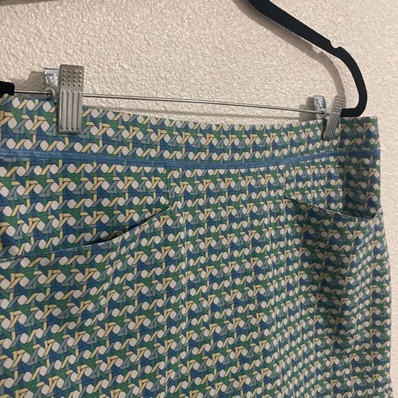 NWT-RLX RALPH LAUREN-WOMEN'S PRINTED PLEATED AIM SKORT 17"- Size Large - Picture 7 of 15